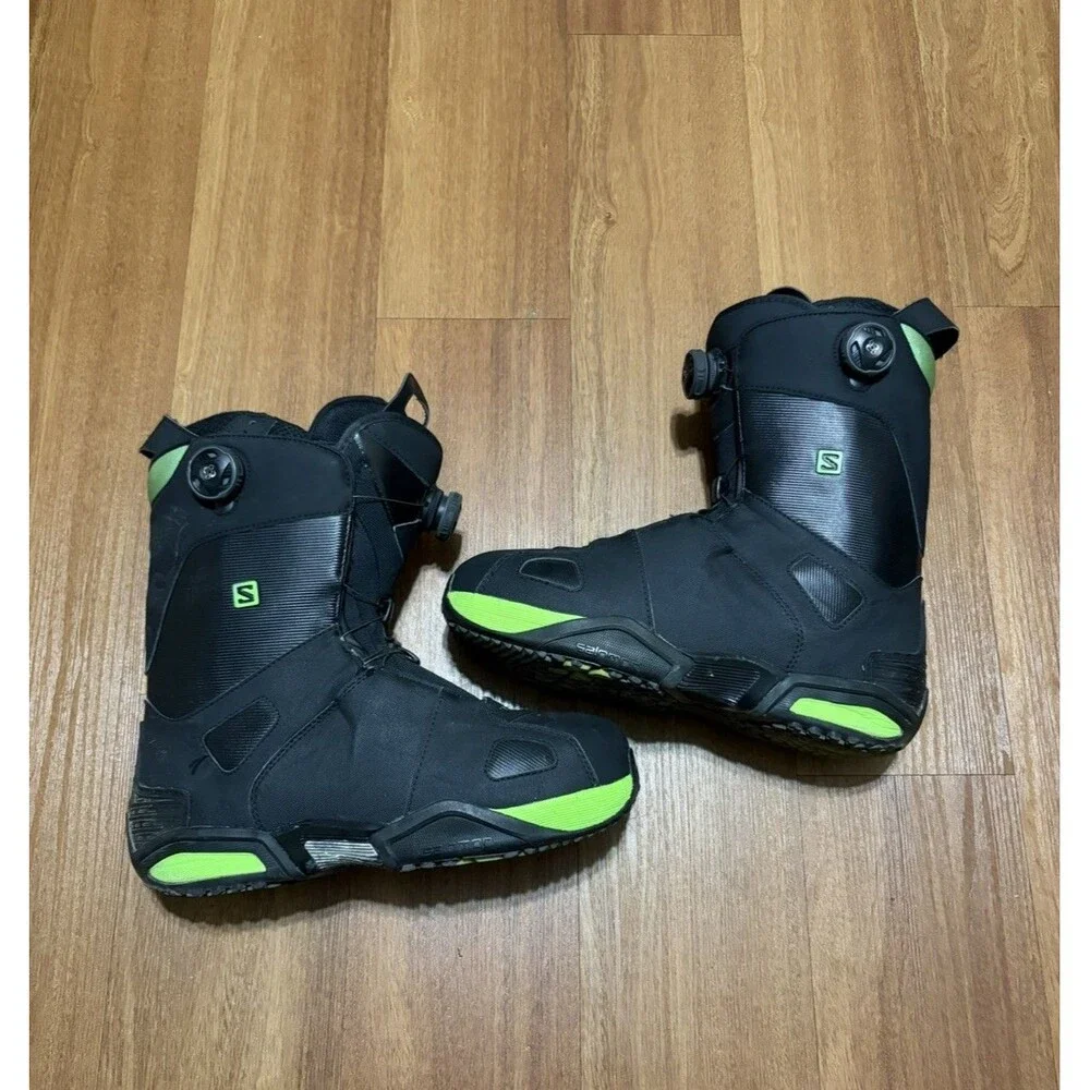 SALOMON SYNAPSE FOCUS BOA Dual Zone Snowboard Boots Men's Size US 10 / CM 28